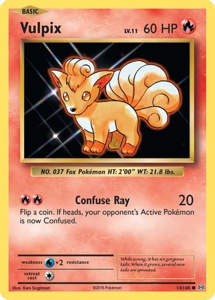 Image of Vulpix 014/108  XY  Evolutions - Common