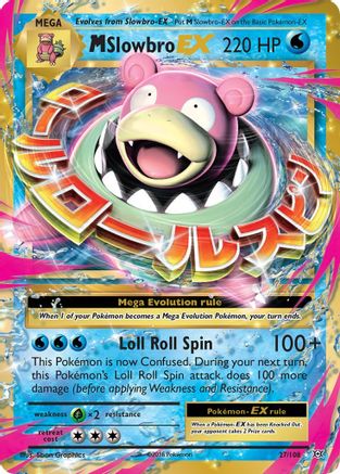 Image of M Slowbro EX 027/108  - Holofoil XY  Evolutions - Ultra Rare