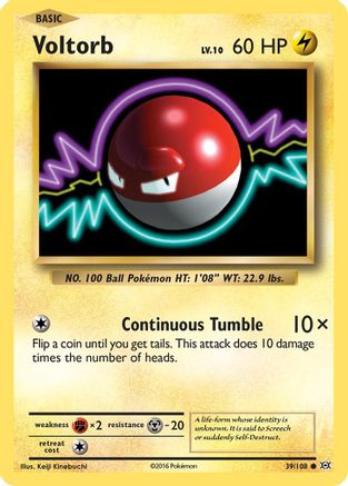Image of Voltorb 039/108  XY  Evolutions - Common