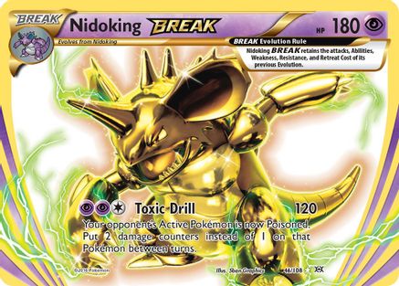 Image of Nidoking BREAK 046/108  - Holofoil XY  Evolutions - Rare BREAK