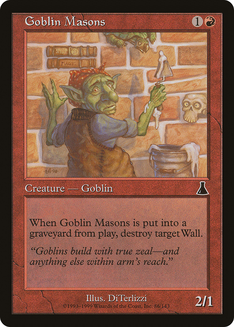 Image of Goblin Masons (UDS-086) - Urza's Destiny Foil