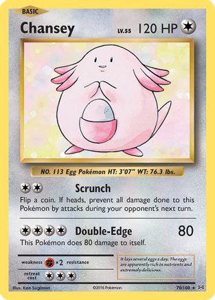 Image of Chansey 070/108  - Reverse Holofoil XY  Evolutions - Holo Rare