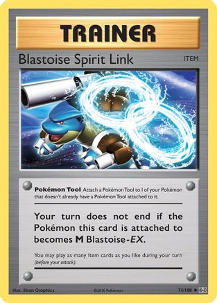 Image of Blastoise Spirit Link 073/108  XY  Evolutions - Uncommon