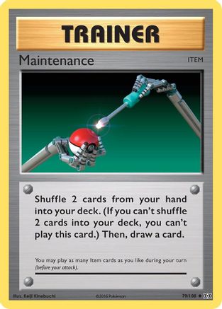 Image of Maintenance 079/108  XY  Evolutions - Uncommon