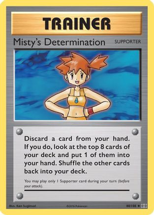 Image of Misty's Determination 080/108  XY  Evolutions - Uncommon