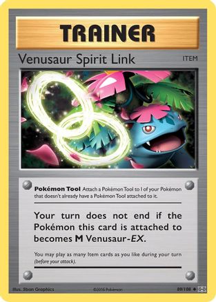 Image of Venusaur Spirit Link 089/108  XY  Evolutions - Uncommon
