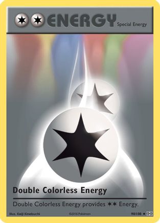Image of Double Colorless Energy 090/108  - Reverse Holofoil XY  Evolutions - Uncommon