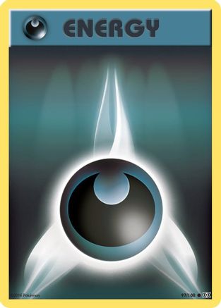Image of Darkness Energy 097/108  - Reverse Holofoil XY  Evolutions - Common