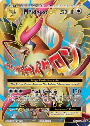 Image of M Pidgeot EX (Full Art) 105/108  - Holofoil XY  Evolutions - Ultra Rare