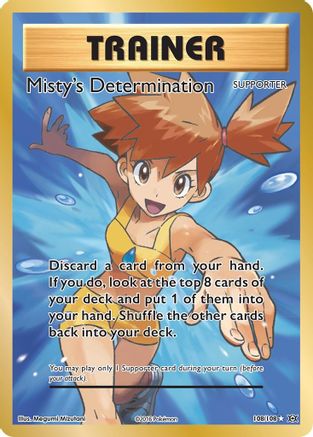Image of Misty's Determination (Full Art) 108/108  - Holofoil XY  Evolutions - Ultra Rare