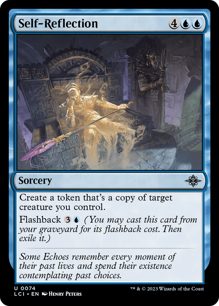 Image of Self-Reflection (LCI-074) - The Lost Caverns of Ixalan Foil