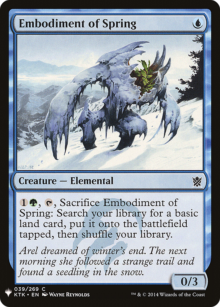 Image of Embodiment of Spring (LIST-039) - The List