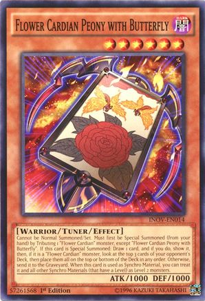 Image of Flower Cardian Peony with Butterfly (INOV-EN014) - Invasion: Vengeance Unlimited