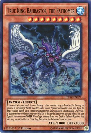 Image of True King Bahrastos, the Fathomer (INOV-EN021) - Invasion: Vengeance 1st Edition
