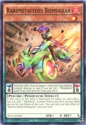 Image of Raremetalfoes Bismugear (INOV-EN022) - Invasion: Vengeance Unlimited