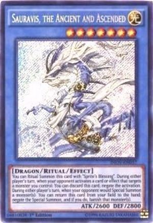 Image of Sauravis, the Ancient and Ascended (INOV-EN037) - Invasion: Vengeance Unlimited