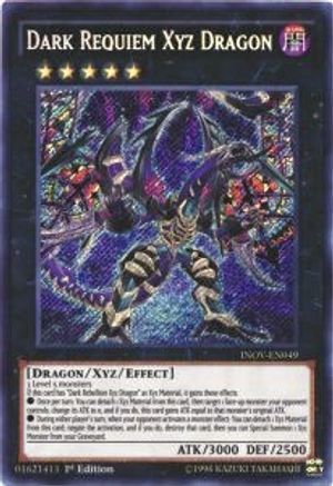 Image of Dark Requiem Xyz Dragon (INOV-EN049) - Invasion: Vengeance 1st Edition