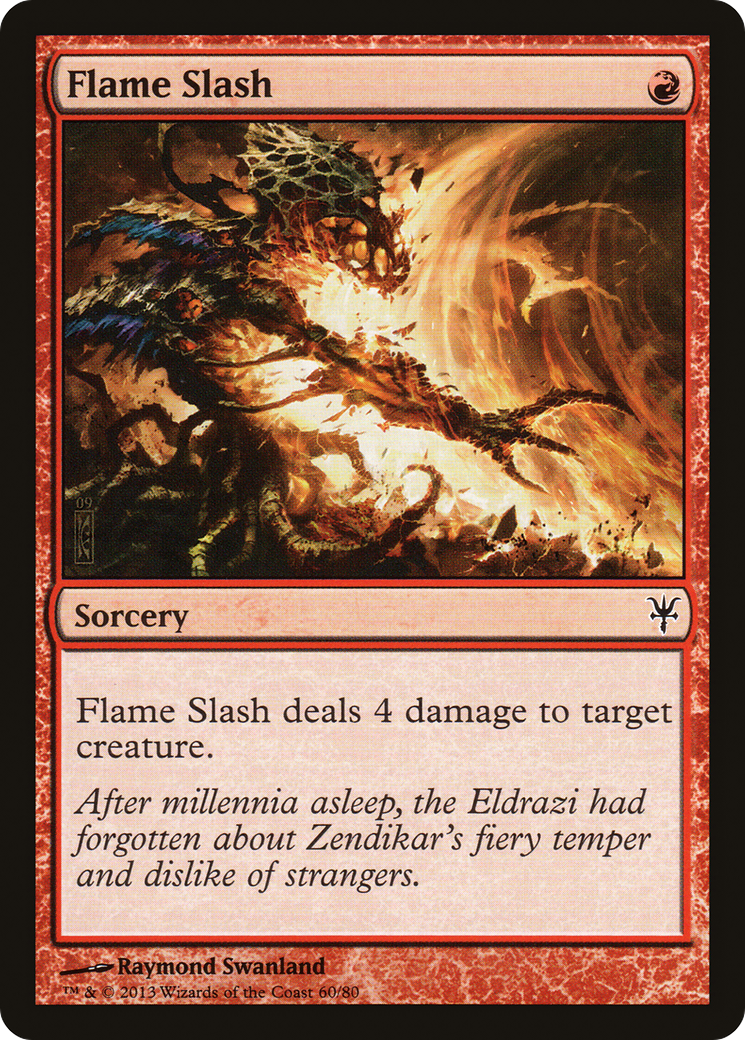 Image of Flame Slash (DDK-060) - Duel Decks: Sorin vs. Tibalt