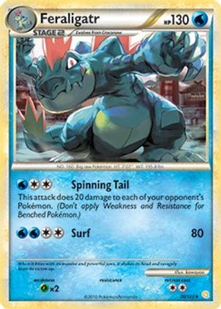 Image of Feraligatr 020/123  - Holofoil Deck Exclusives - Holo Rare