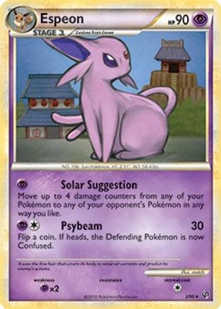 Image of Espeon 002/090  Deck Exclusives - Rare