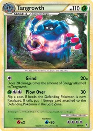 Image of Tangrowth 034/95  - Holofoil Deck Exclusives - Holo Rare
