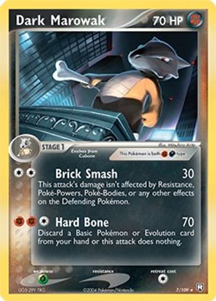 Image of Dark Marowak 007/109  Deck Exclusives - Rare