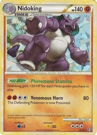 Image of Nidoking 006/102  - Holofoil Deck Exclusives - Holo Rare