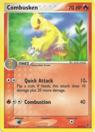 Image of Combusken 025  EX Battle Stadium - Uncommon