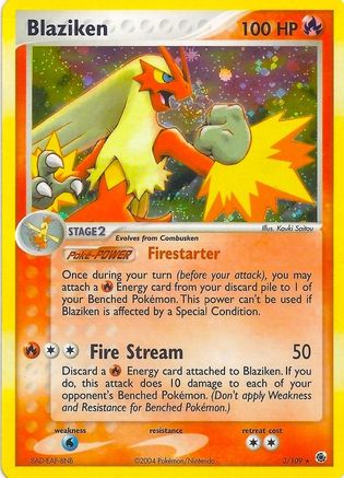 Image of Blaziken (Holo) 003  - Holofoil EX Battle Stadium - Holo Rare