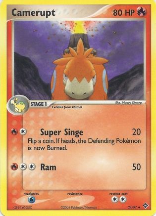 Image of Camerupt 024  EX Battle Stadium - Uncommon