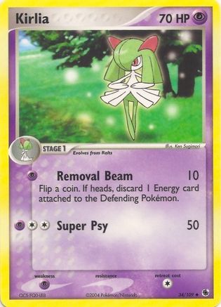 Image of Kirlia 034  EX Battle Stadium - Uncommon