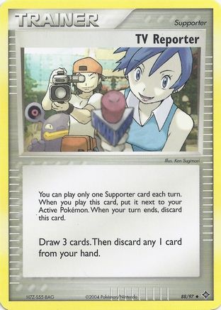 Image of TV Reporter 088  EX Battle Stadium - Uncommon