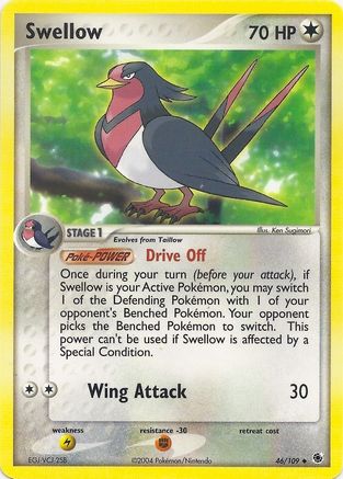 Image of Swellow 046  EX Battle Stadium - Uncommon