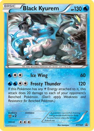 Image of Black Kyurem XY160  - Holofoil XY Promos - Promo