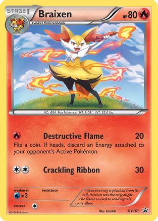 Image of Braixen XY161  - Holofoil XY Promos - Promo