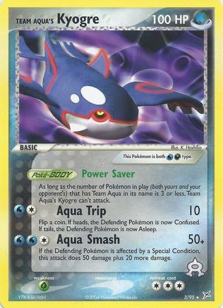 Image of Team Aqua's Kyogre 003/095  Deck Exclusives - Rare