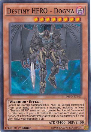 Image of Destiny HERO - Dogma (DESO-EN011) - Destiny Soldiers 1st Edition