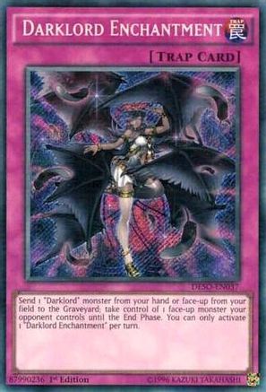 Image of Darklord Enchantment (DESO-EN037) - Destiny Soldiers 1st Edition