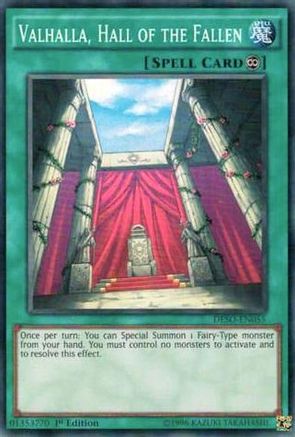 Image of Valhalla, Hall of the Fallen (DESO-EN055) - Destiny Soldiers 1st Edition