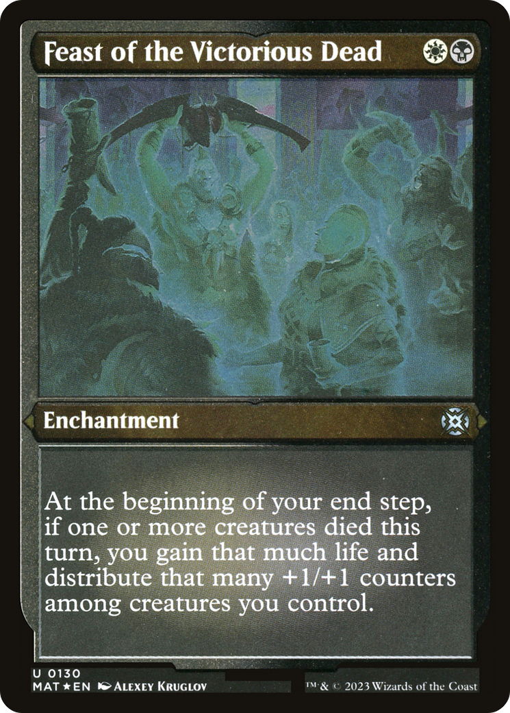 Image of Feast of the Victorious Dead (MAT-130) - March of the Machine: The Aftermath Etched Foil