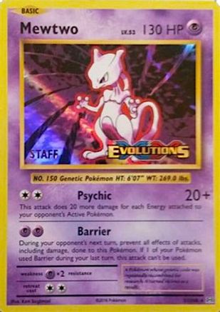 Image of Mewtwo 051/108  - Holofoil XY Promos - Promo