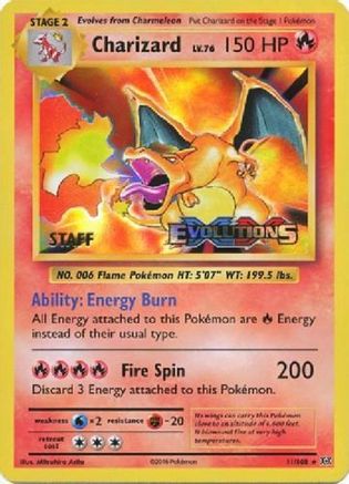Image of Charizard 011/108  - Holofoil XY Promos - Promo