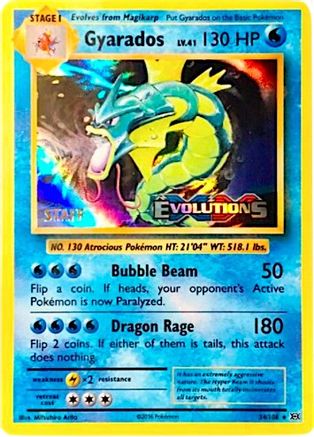 Image of Gyarados 034/108  - Holofoil XY Promos - Promo