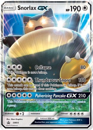 Image of Snorlax GX SM05  - Holofoil SM Promos - Promo