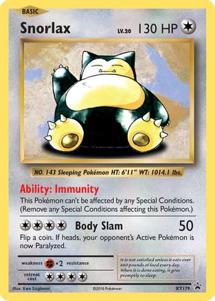 Image of Snorlax XY179  - Holofoil XY Promos - Promo