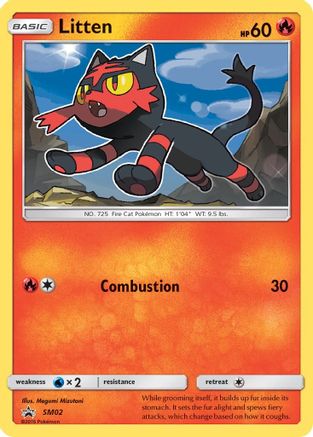 Image of Litten SM02  - Holofoil SM Promos - Promo