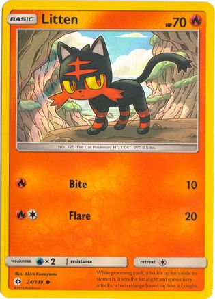 Image of Litten 024/149  - Holofoil Miscellaneous Cards & Products - Promo