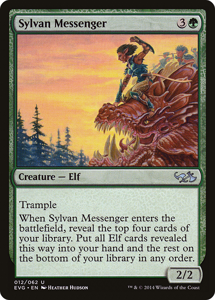 Image of Sylvan Messenger (DD3-) - Duel Decks Anthology: Elves vs. Goblins