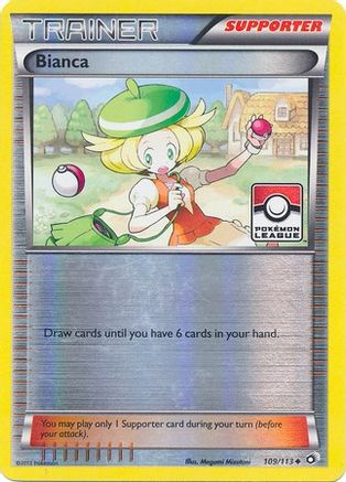 Image of Bianca 109/113  - Reverse Holofoil League & Championship Cards - Promo