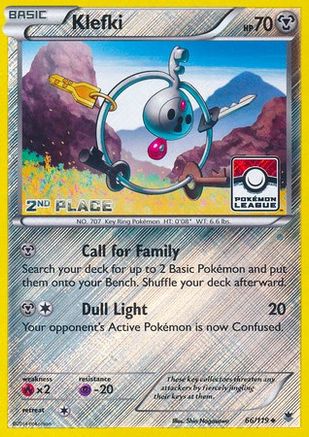 Image of Klefki 066/119  - Reverse Holofoil League & Championship Cards - Promo